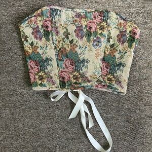 Princess Polly Vintage Floral Crop Top - Multicolor